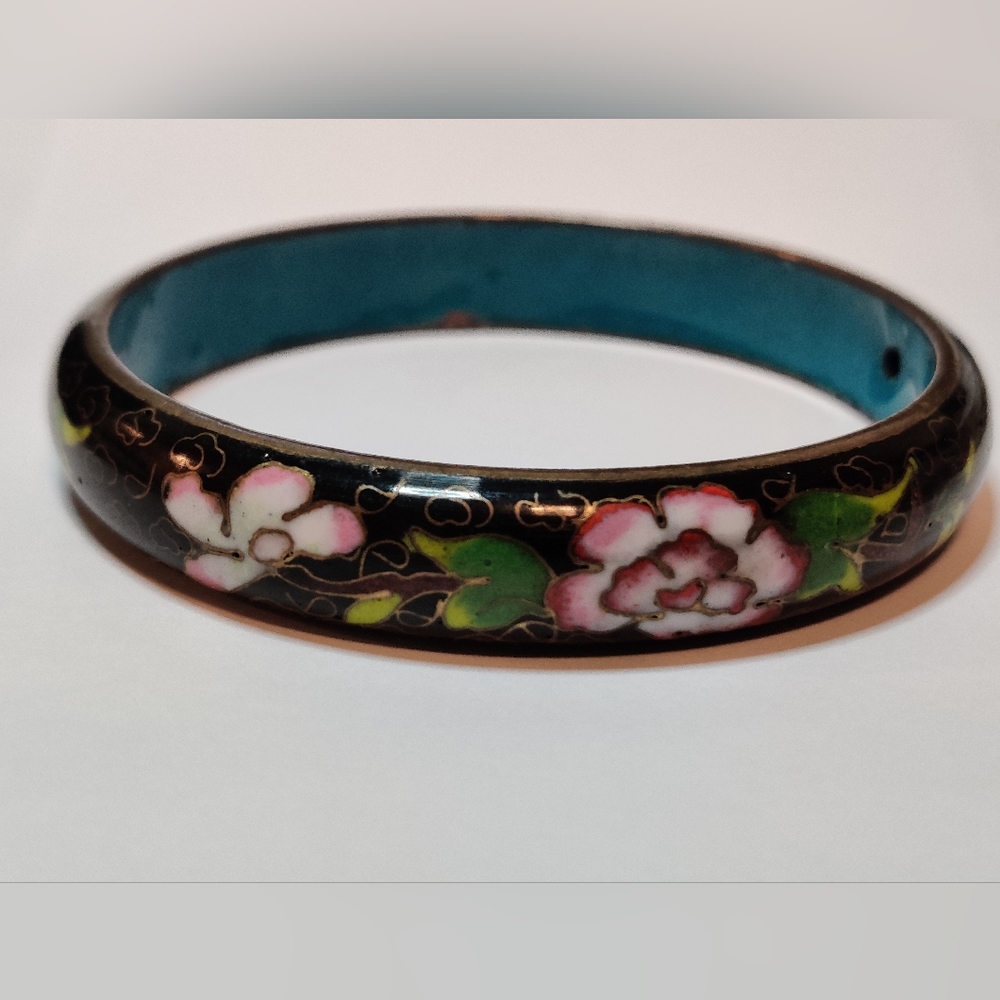 Vintage Cloisonne Bangle bracelet